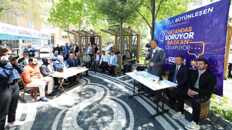 Vatandaş sordu, Başkan Toptaş müjdelerle cevapladı