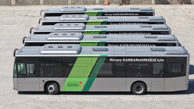 Büyükşehir’den ‘Yeşil Ulaşım’ Hamlesine 5 Yeni Otobüs Daha Katıldı