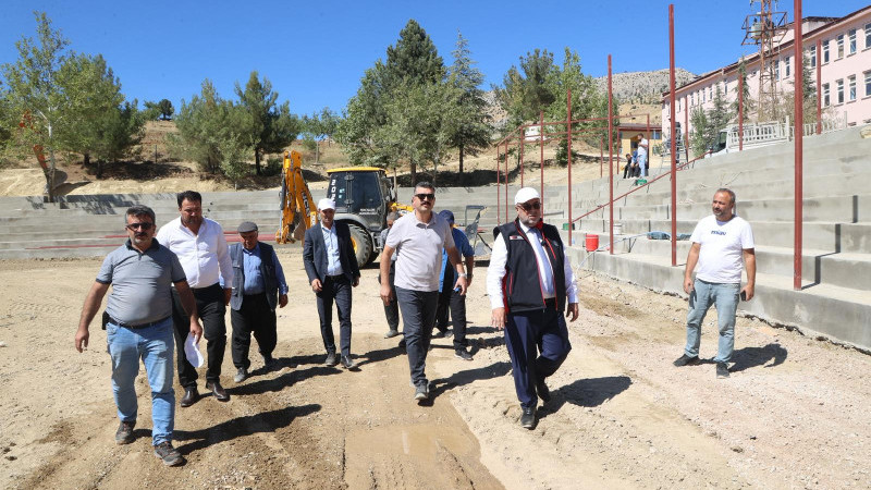Baydemirli Sahası Güreş Festivaline Hazırlanıyor