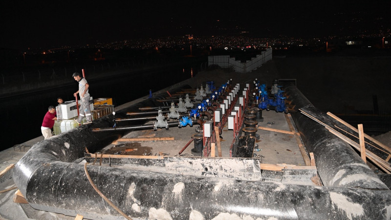 İçmesuyu Arıtılarak Şebekeye Verilmeye Başlandı