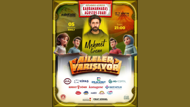 “Aileler Yarışıyor”, Ağustos Fuarı’na Renk Katacak