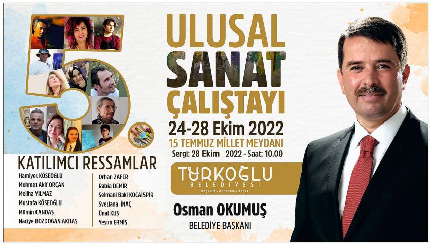 Türkoğlu Ulusal Sanat Çalıştayı Başladı