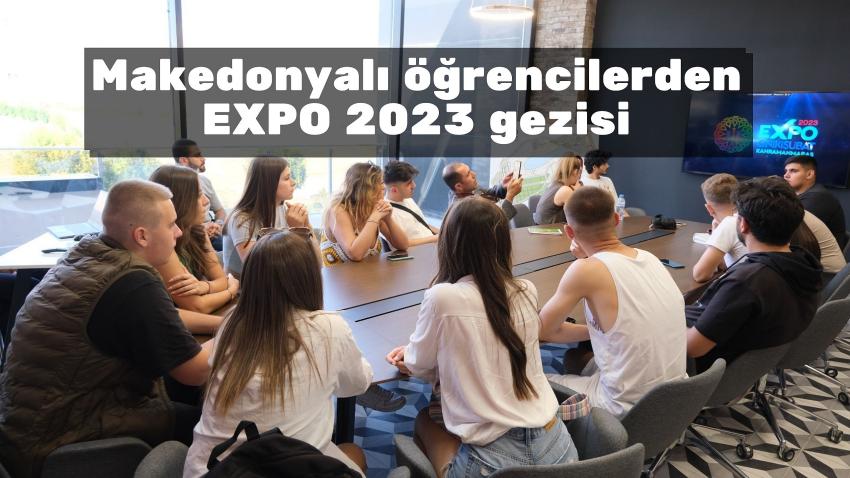Makedonyalı öğrencilerden EXPO 2023 gezisi