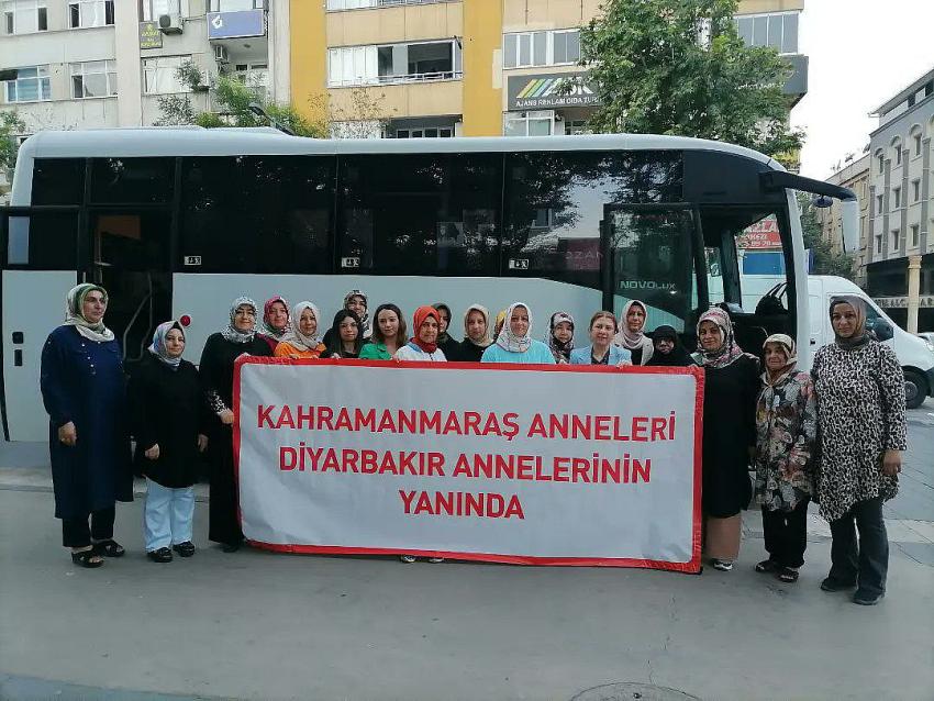 Diyarbakır annelerine Kahramanmaraş’tan destek 