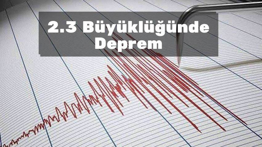 Kahramanmaraş'ta 2.3 Şiddetinde Deprem
