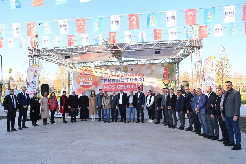 EXPO 2023’de kapılarını açan Kahramanmaraş Tekstil Fuarı, ziyaretçilerini bekliyor