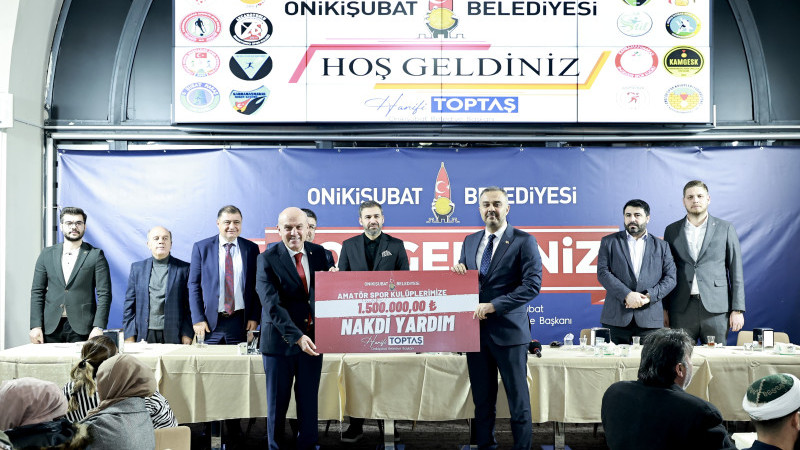 Başkan Toptaş’tan 48 spor kulübüne 1,5 milyon TL’lik dev destek