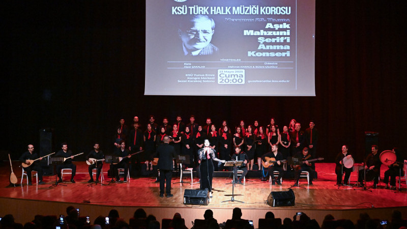 KSÜ’de Âşık Mahzuni Şerif’i Anma Konseri Düzenlendi