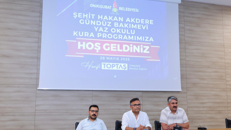 Onikişubat Belediyesi’nin ‘Minik Kalpler Yaz Okulu’nda kuralar çekildi