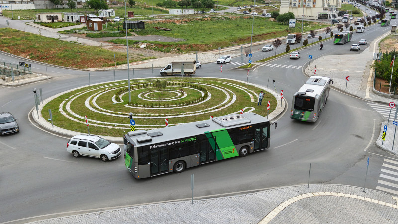 Kahramanmaraş’ta Toplu Taşıma Yeni Hibrit Otobüslerle Güçlendi