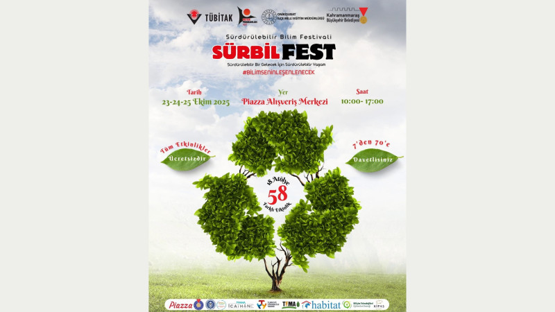 Sürdürülebilir Bilim Festivali 3 Gün Boyunca Vatandaşları Ağırlayacak