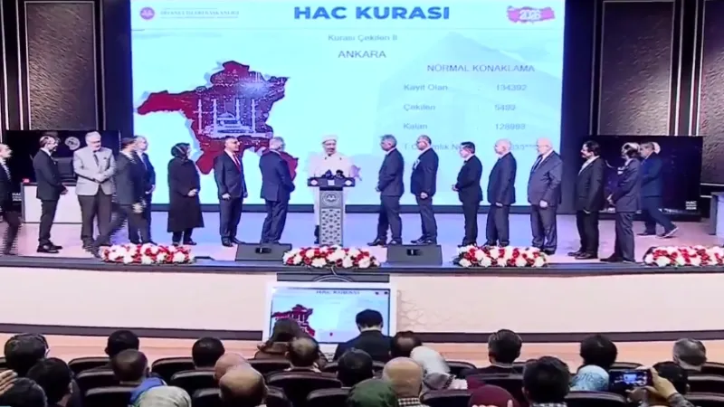 Hac kuraları çekildi! Sonuçlar saat 20'de E-Devlet'te