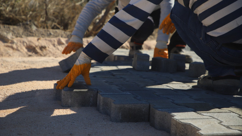 Kozludere'de Kilit Parke Çalışmaları Hızla İlerliyor