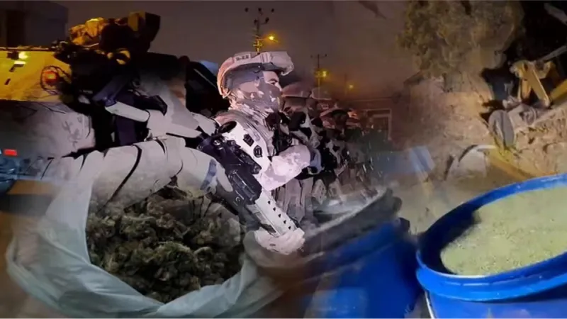 29 ilde dev uyuşturucu operasyonu! 1,6 ton madde ve 750 bin hap ele geçirildi