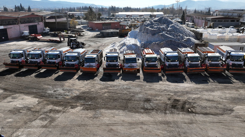 Büyükşehir Kışa Hazır; 222 Araç ve 330 Personelle Sahada