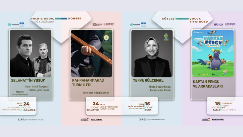 Edebiyatın Başkentinde Ocak Kültür Sanatla Dolu Geçecek